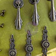 Chambrey Antique Drawer Pulls Set