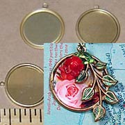 1 Inch Brass Pendants or Punch