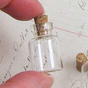 1 Inch Glass Bottle with Cork