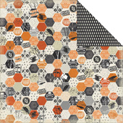 Happy Haunting - Hex Scrapbook Paper