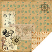 Maritime Boussole Scrapbook Paper