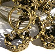 Antique 3D Gold Crowns