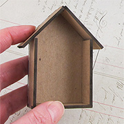 Mini House Shadowbox 3 - 3 Inches Tall*