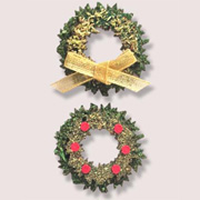 Tiny Felt Wreath Stickers*