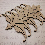 Chipboard Embellishments - Fancy Foliage