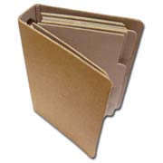 5x7 Tabbed Chipboard Binder