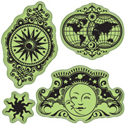 Celestial Cling Stamp Set