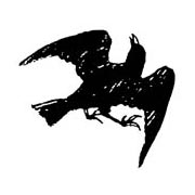 Crow Rubber Stamp