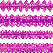 Ric Rac Dresden Borders Set - Fuchsia