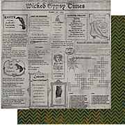 Wicked Gypsy - Wicked Gypsy Times Scrapbook Paper