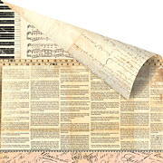 Almanac Composition Scrapbook Paper