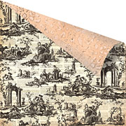Almanac Toile Scrapbook Paper