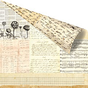 Almanac Wordsmith Scrapbook Paper