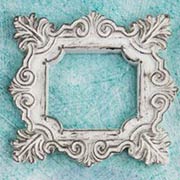 Shabby Chic Square Resin Frames