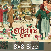 Christmas Carol 8x8 Paper Pad