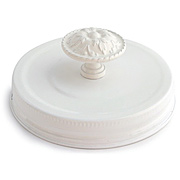 Mason Jar Toppers - Lid with Knob*