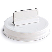 Mason Jar Toppers - Lid with Label Holder*