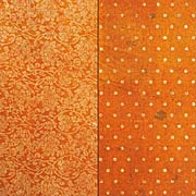 Double Dot Vintage Burnt Orange Scrapbook Paper