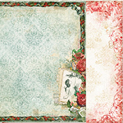 Vintage Christmas Scrapbook Paper - Noel