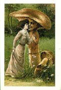 A Mushrooming Romance Postcard
