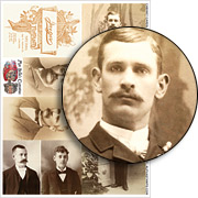 Cabinet Cards: Men Collage Sheet