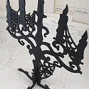 Black 3D Candelabra