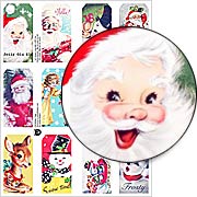 Christmas Tags Collage Sheet