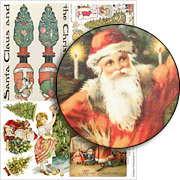 Christmas Trees Collage Sheet