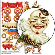 Clowning Around Collage Sheet