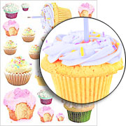 Let Them Eat Cupcakes Collage Sheet