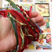 Ribbon Set from Square Santa Ornaments Kit