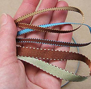 Edge-Stitched, Reversible Satin Ribbons