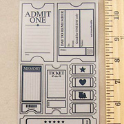 Tickets Rub-Ons