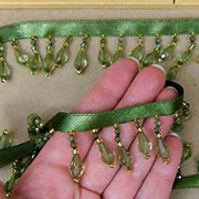 Green Beaded Fringe