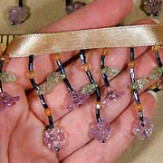 Lavender Floral Fringe