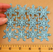 Blue Dresden Snowflakes