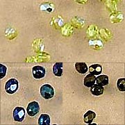 3mm Firepolished Czech Beads - Metallic/AB
