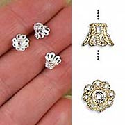 Small Cone Bead Caps