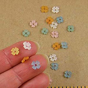 Small Lucite Flower Mix