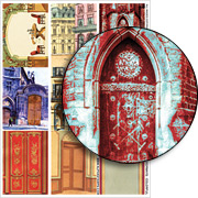 Doorways - Colorful Collage Sheet