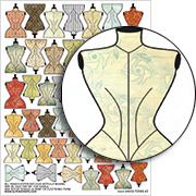 Dress Forms #2 Collage Sheet