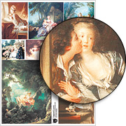 Fragonards Lovers Collage Sheet