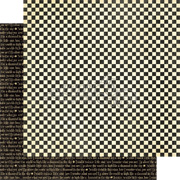 Mother Goose Checkers Scrapbook Paper