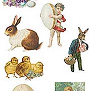 Easter or Spring Adhesive Die-Cuts*