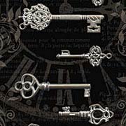 Ornate Metal Keys - Shabby Chic