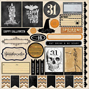 Happy Haunting Cardstock Stickers