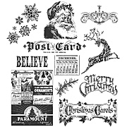 Mini Holidays Cling-Mounted Stamp Set 1 - Believe