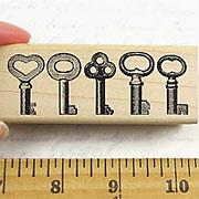 Keys Rubber Stamp