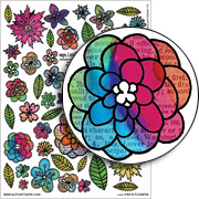 Kira’s Flowers Collage Sheet