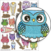 Kira’s Owls Collage Sheet